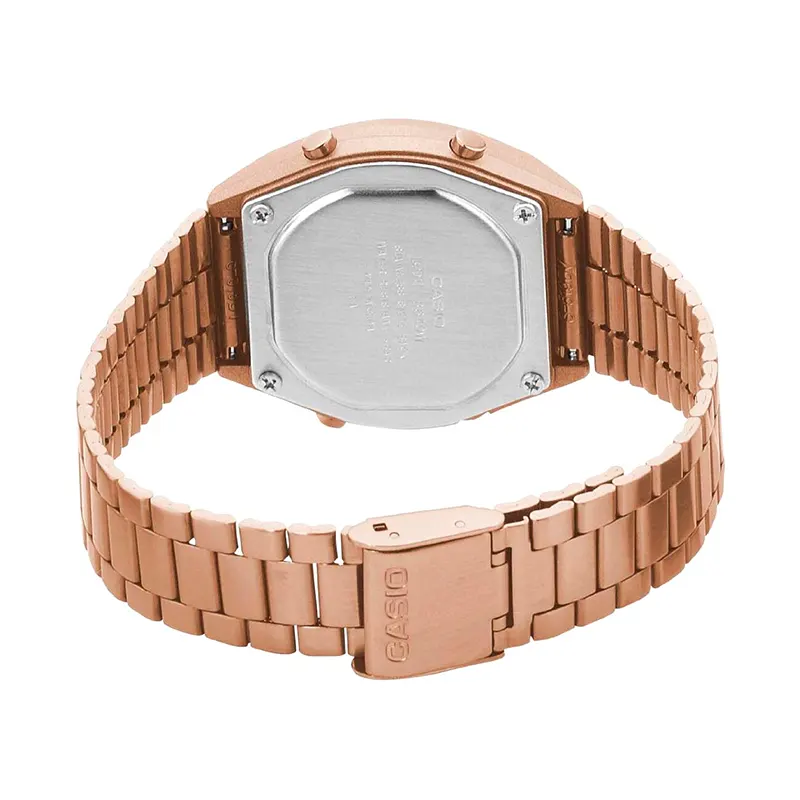 Casio Vintage Retro Rose Gold-tone Casual Watch- B640WC-5A